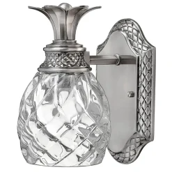 HINKLEY Plantation LED-væglampe, antik nikkel