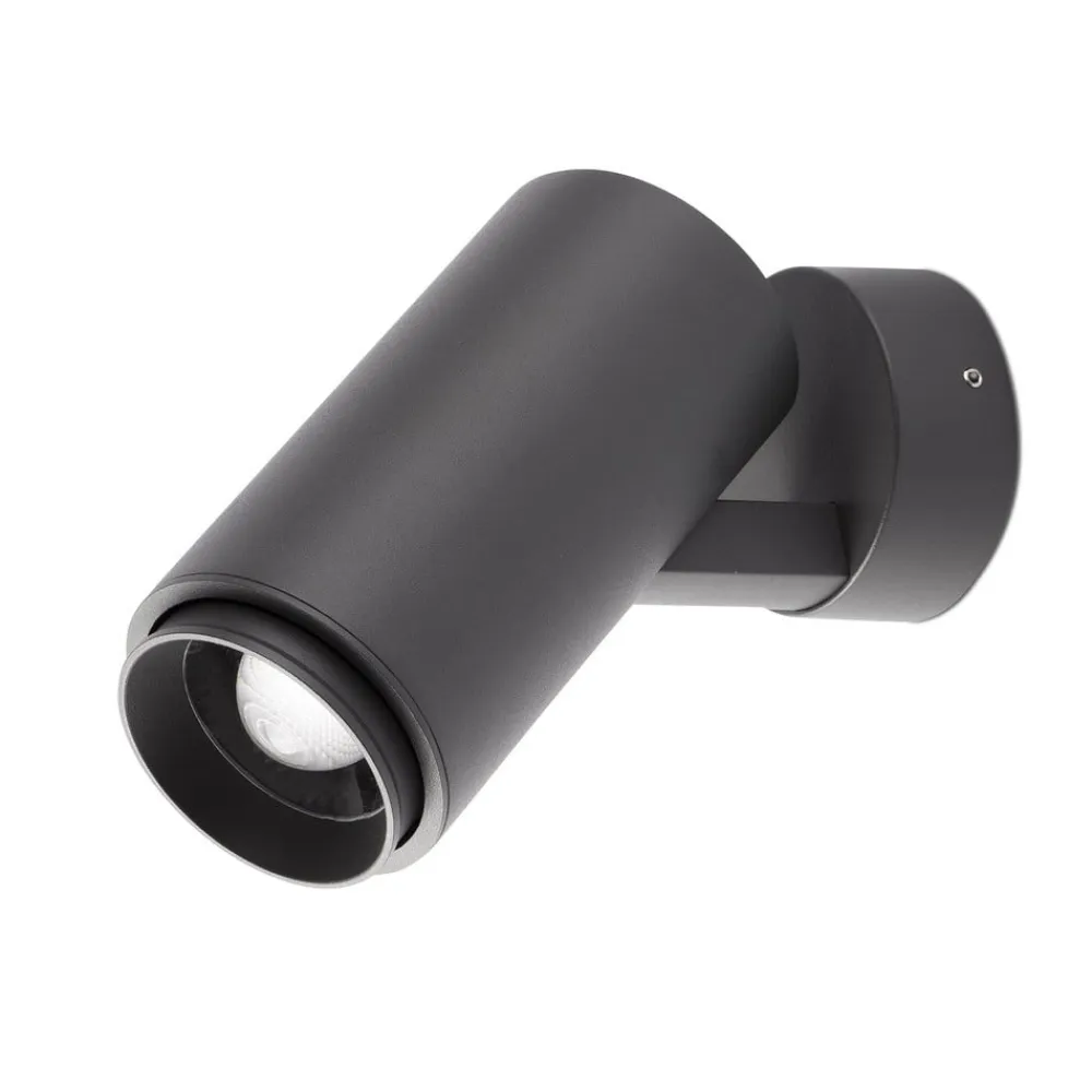 FARO BARCELONA Plom udendørs LED-vægspot, mørkegråt