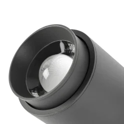 FARO BARCELONA Plom udendørs LED-vægspot, mørkegråt