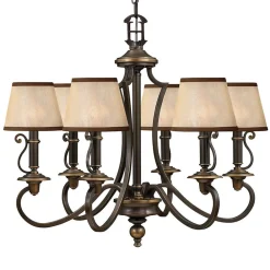 Plymouth lysekrone, 6 lyskilder^HINKLEY Online