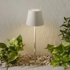 Poldina LED-lampe med jordspyd og batteri, hvid^Zafferano Outlet