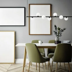 Sforzin Pomi hængelampe, vandret, 7 lyskilder