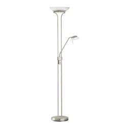Pool LED-gulvlampe med læsearm, CCT-funktion^FISCHER & HONSEL