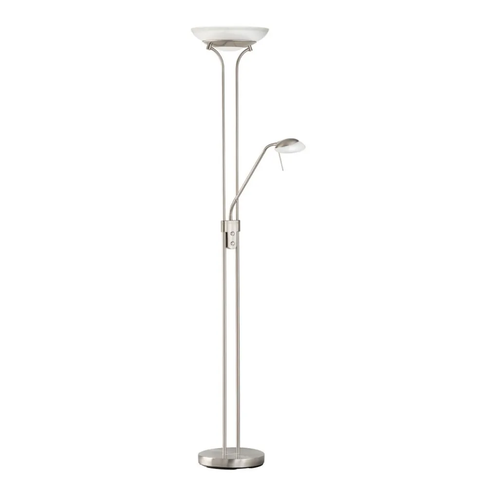 Pool LED-gulvlampe med læsearm, CCT-funktion^FISCHER & HONSEL