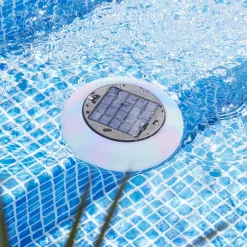 STAR TRADING Pool Light LED-pool-lys solcelle flerfarvet, hvid