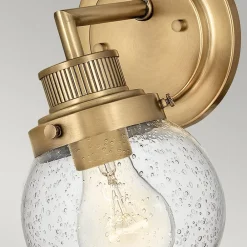 Poppy væglampe til badeværelset 1 lyskilde messing^Quintiesse