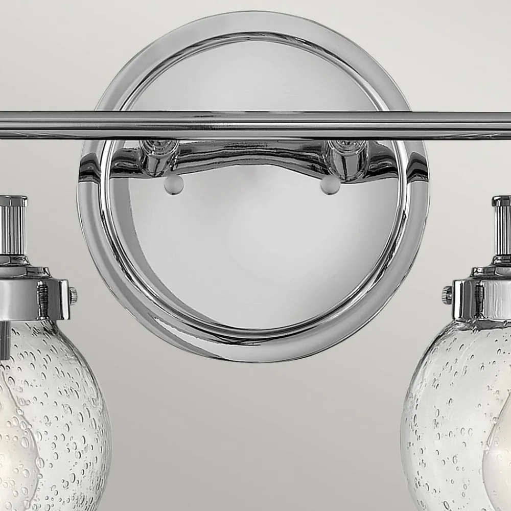 Quintiesse Væg- Og Spejllamper>Poppy væglampe til badeværelset, 2 lyskilder, krom