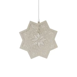 Elvira dekostjerne af metal, beige^PR Home New