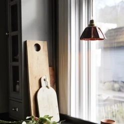 PR Home Pendellamper|Pendellamper>Hængelampe Ester, terracotta, Ø 17 cm, jernstik