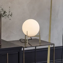 Milla bordlampe højde 28 cm guld/opal^PR Home Discount