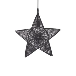 PR Home Regina dekostjerne metal med garn, sort