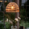 PR Home Udendørs Pendellamper>udendørs hængelampe Lace naturfiber, stikledning, Ø37cm