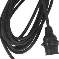 PR Home udendørs hængelampe Cebu, Ø 17 cm, Lampakanay, stik