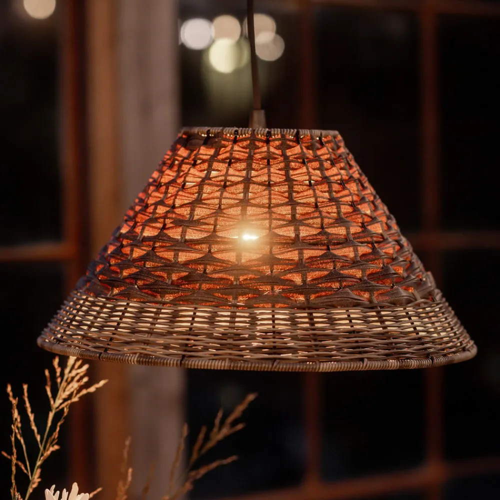 udendørs hængelampe LISEN, brun, stik, Ø 45 cm^PR Home Outlet