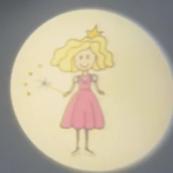 Børn Niermann Standby Prinsesse LED-natlampe, 3-delt, til stikkontakt