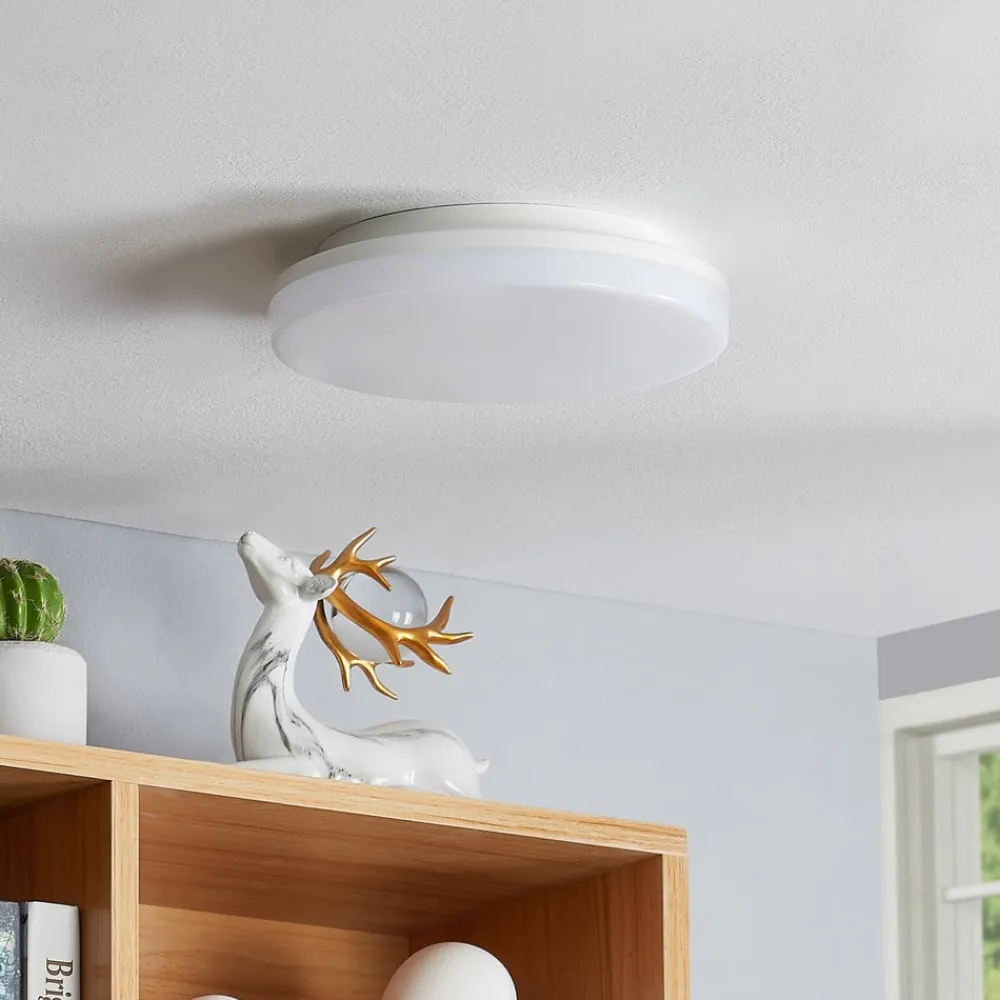 PRIOS Artin LED-loftlampe, sensor, rund, 22 cm