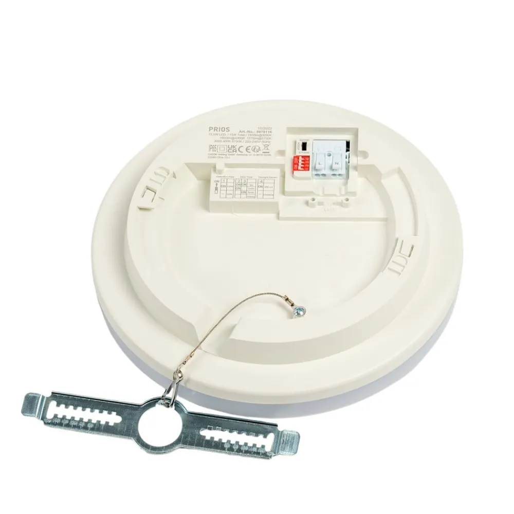 PRIOS Artin LED-loftlampe, sensor, rund, 22 cm