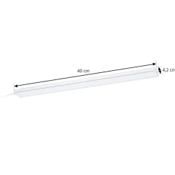 Ashtonis LED-underskabsbelysning, kantet, 40 cm^PRIOS Best