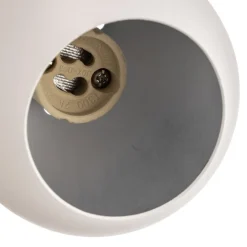 PRIOS Felipo 1-faset skinnespot, hvid