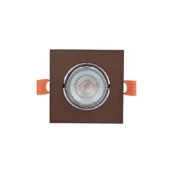 indbygningslampe Fibur, bronze mat, 9 cm, GU10^PRIOS Discount