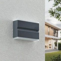 Itarion udendørs LED-væglampe, opalhvid skærm^PRIOS Sale