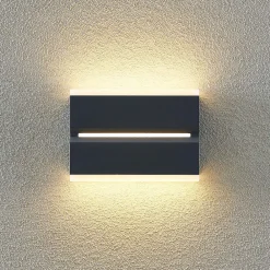 Itarion udendørs LED-væglampe, opalhvid skærm^PRIOS Sale