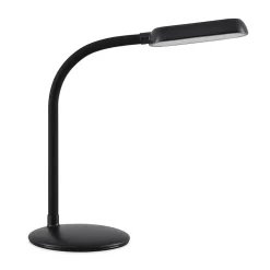PRIOS LED genopladelig bordlampe Opira, sort, USB, touchdæmper