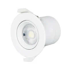 LED indbygningslampe Shima, hvid, 7W, 3000K, 10stk, dæmpbar^PRIOS Best