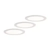 LED-indbygningslampe Cadance, hvid, 22 cm, sæt med 3, CCT^PRIOS Sale