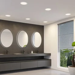 LED-indbygningslampe Cadance, hvid, 22 cm, sæt med 3, CCT^PRIOS Sale