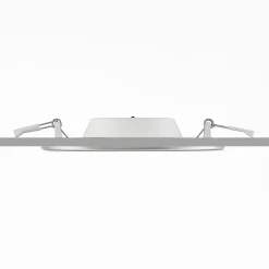 PRIOS LED-indbygningslampe Cadance, sølv, 17 cm, sæt med 10, CCT