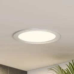 LED-indbygningslampe Cadance, sølv, 22 cm, sæt med 10, CCT^PRIOS Outlet