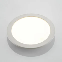 PRIOS LED-indbygningslampe Cadance, hvid, 24 cm, sæt med 3, CCT