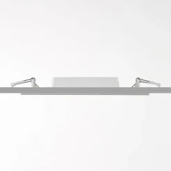 PRIOS LED-indbygningslampe Helina, sølv, 22 cm, 18 W, dæmpbar