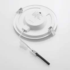 LED-indbygningslampe Cadance, sølv, 22 cm, CCT, IP44^PRIOS Sale