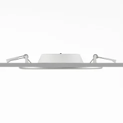 LED-indbygningslampe Cadance, sølv, 17 cm, CCT, IP44^PRIOS Discount