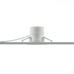 PRIOS LED-indbygningslampe Shima, hvid, 7 W, 3000K, dæmpbar