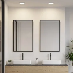 LED-indbygningslampe Helina, sølv, 16,5 cm, dæmpbar^PRIOS