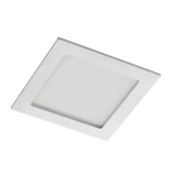 LED-indbygningslampe Helina, sølv, 16,5 cm, dæmpbar^PRIOS