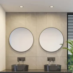 LED-indbygningslampe Cadance, sølv, 12 cm, sæt med 10, CCT^PRIOS