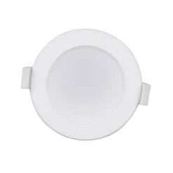 PRIOS Loftlamper>LED-indbygningslampe Rida, sæt med 3, hvid, 19 cm, CCT, IP44