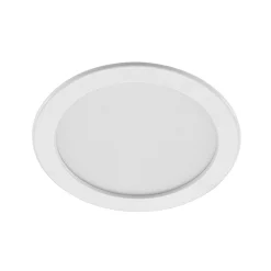 PRIOS LED-indbygningslampe Cadance, hvid, 22 cm, CCT, IP44