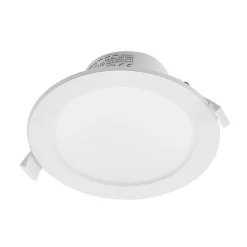 PRIOS LED-indbygningsspot Rida, hvid. Ø 15 cm, CCT, IP44