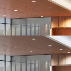 LED-indbygningsspot Rida, hvid. Ø 23 cm, 30W, CCT, IP44^PRIOS New