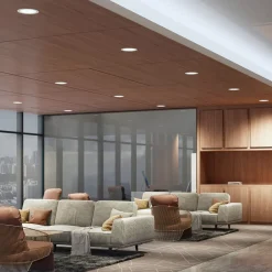 LED-indbygningsspot Rida, hvid. Ø 23 cm, 30W, CCT, IP44^PRIOS New