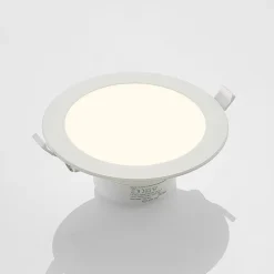 LED-indbygningsspot Rida, hvid. Ø 19 cm, CCT, IP44^PRIOS