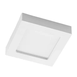 PRIOS LED-loftlampe Alette, hvid, 17,2 cm, dæmpbar