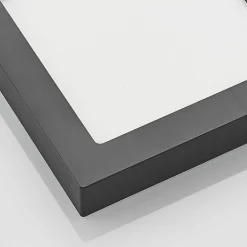 LED-loftlampe Alette, sort, 18 W, CCT, dæmpbar^PRIOS Discount