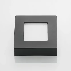 PRIOS LED-loftlampe Alette, sort, 6 W, CCT, dæmpbar