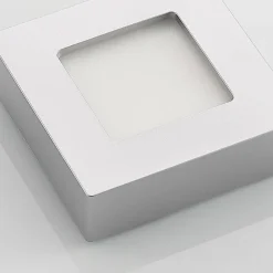 LED-loftlampe Alette, sølv, 12,2 cm, dæmpbar^PRIOS Online